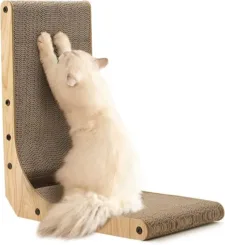 Rascador para gatos en forma de L FUKUMARU