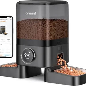 Oneisall Distribuidor Automático de Comida para Gatos
