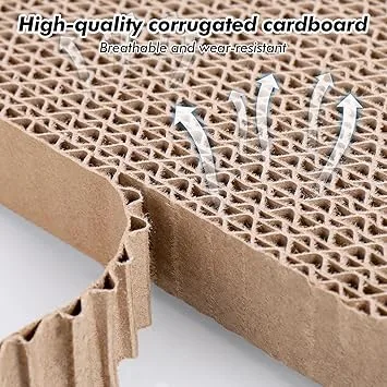 Rascador de cartón corrugado