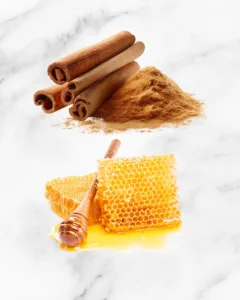 Mascarilla de miel cruda y canela